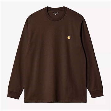 Carhartt WIP Chase T-shirt l/s Tobacco / Gold